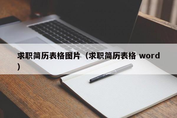 求职简历表格图片(求职简历表格 word)