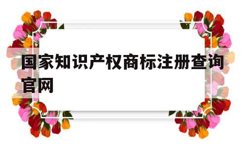国家知识产权商标注册查询官网(国家知识产权商标注册查询官网工作时间)