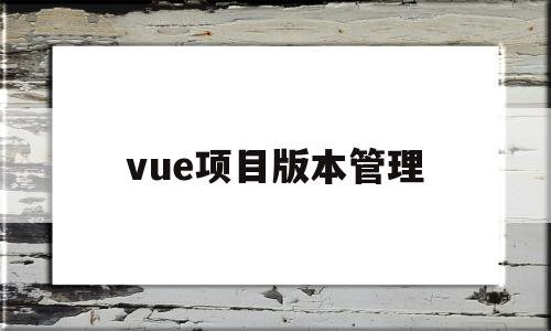 vue项目版本管理(vue项目版本更新清除缓存)