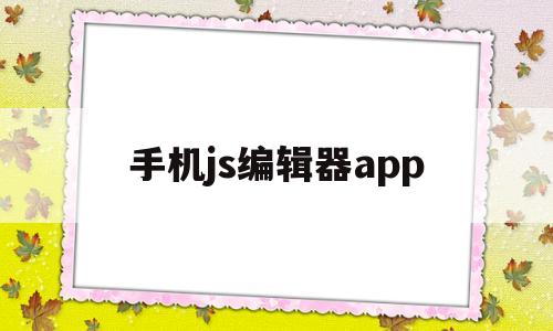 手机js编辑器app(手机javascript编辑器)