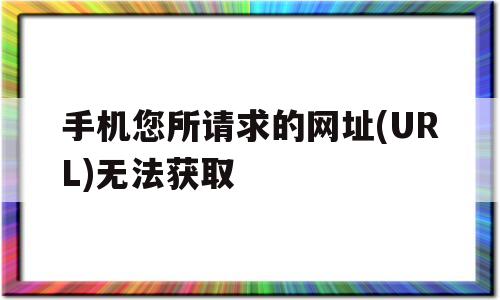 手机您所请求的网址(URL)无法获取的简单介绍