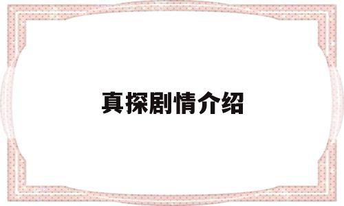 真探剧情介绍(真探 分集剧情)