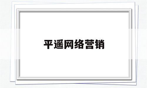 平遥网络营销(赛轮营销网络平台)