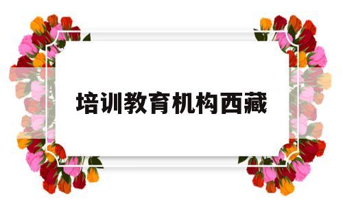 培训教育机构西藏(培训教育机构西藏有几家)