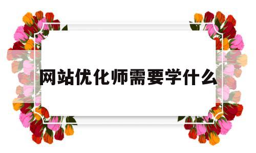 网站优化师需要学什么(网站优化师需要学什么专业)
