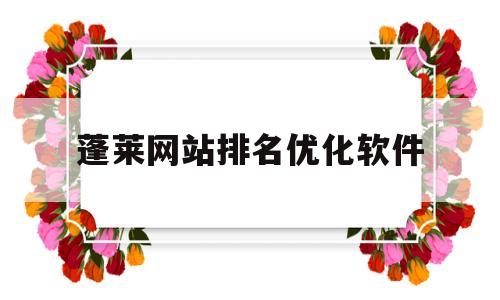 蓬莱网站排名优化软件(seo排名优化公司价格)