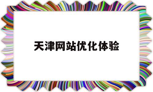 天津网站优化体验(天津网站优化b2bvip)