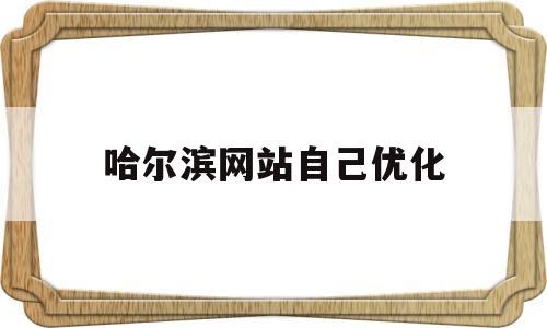 哈尔滨网站自己优化(哈尔滨seo排名优化公司价格)