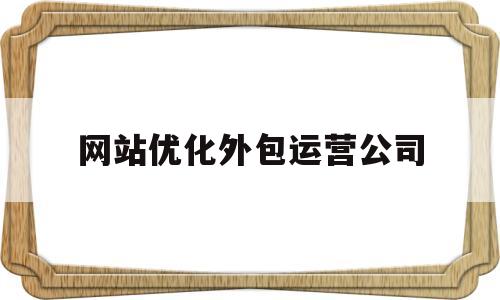 网站优化外包运营公司(外包运营公司怎么样)