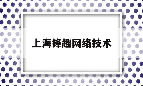 上海锋趣网络技术(上海出海通网络技术)