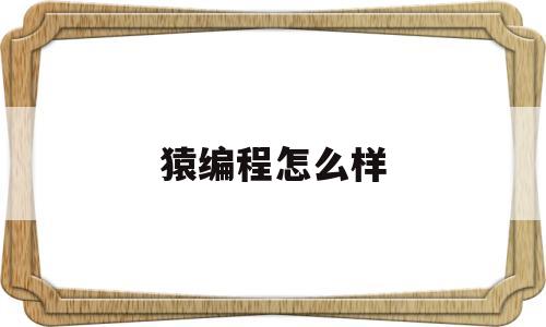 猿编程怎么样(猿编程和核桃编程哪一个更好)