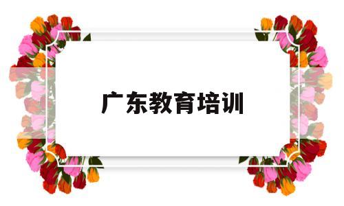 广东教育培训(广东教育培训机构排名)