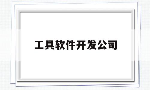 工具软件开发公司(工具软件开发工程师)