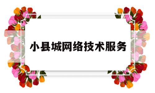 小县城网络技术服务(小县城网络技术服务公司)