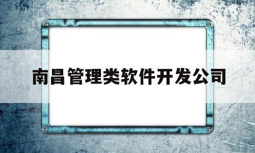 南昌管理类软件开发公司(南昌润杰软件技术有限责任公司)