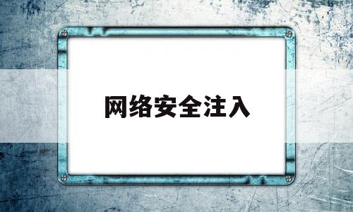 网络安全注入(网络安全准入系统)