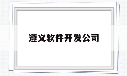 遵义软件开发公司(遵义软件开发公司招聘)