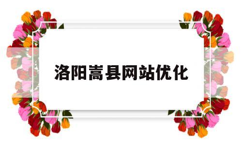 洛阳嵩县网站优化(河南省洛阳市嵩县官网)