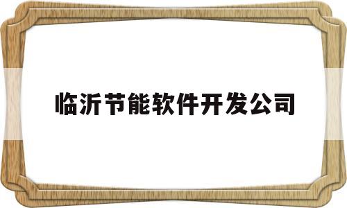 临沂节能软件开发公司(中国节能临沂环保有限公司)