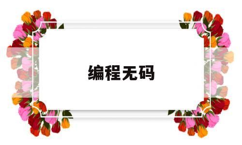 编程无码(初学编程100个代码大全)