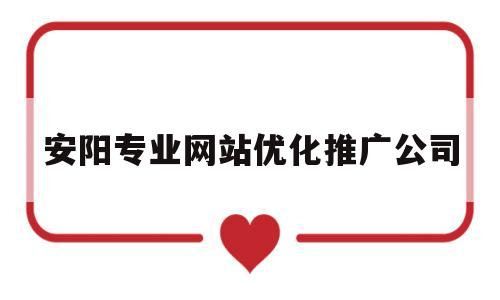 安阳专业网站优化推广公司(安阳网站哪家做的好)