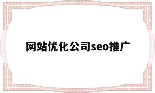 网站优化公司seo推广(网站优化公司推荐)