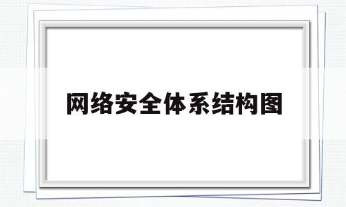 网络安全体系结构图(网络安全体系结构图)