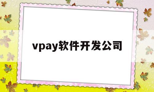 vpay软件开发公司(开发app软件公司)