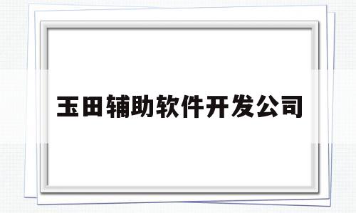 玉田辅助软件开发公司(玉田辅助软件开发公司招聘)