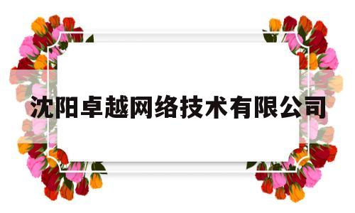 沈阳卓越网络技术有限公司(沈阳卓越网络科技有限公司)